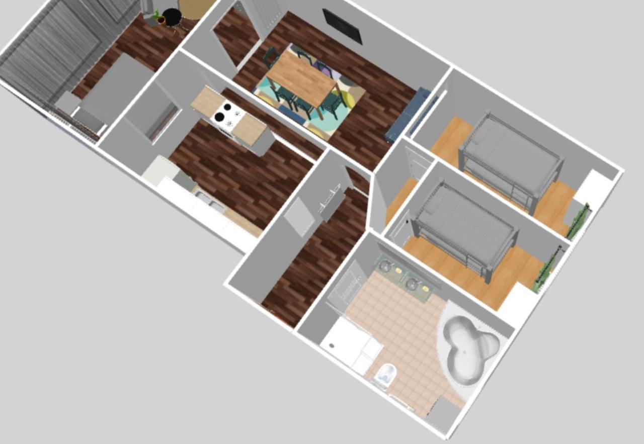 Apartment Humboldt 3 Schlafzimmer,Wifi, Netflix Parken, Terrasse, Klimatisiert, Naehe Zentrum جينا المظهر الخارجي الصورة