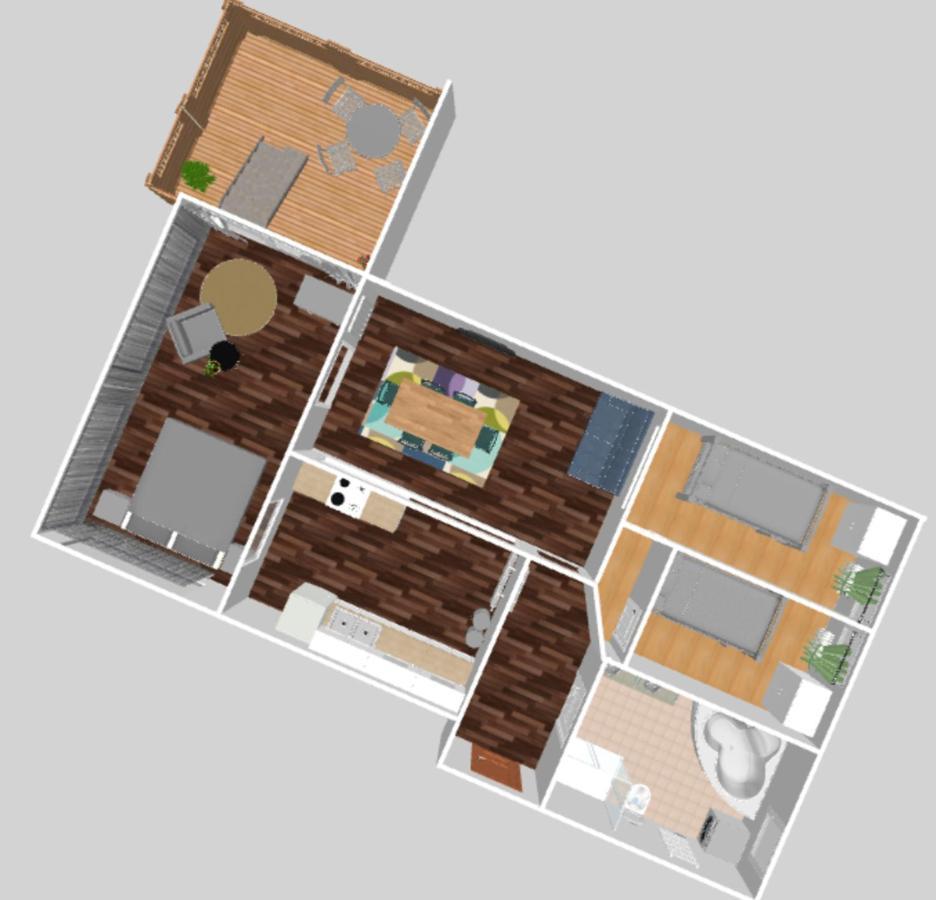 Apartment Humboldt 3 Schlafzimmer,Wifi, Netflix Parken, Terrasse, Klimatisiert, Naehe Zentrum جينا المظهر الخارجي الصورة
