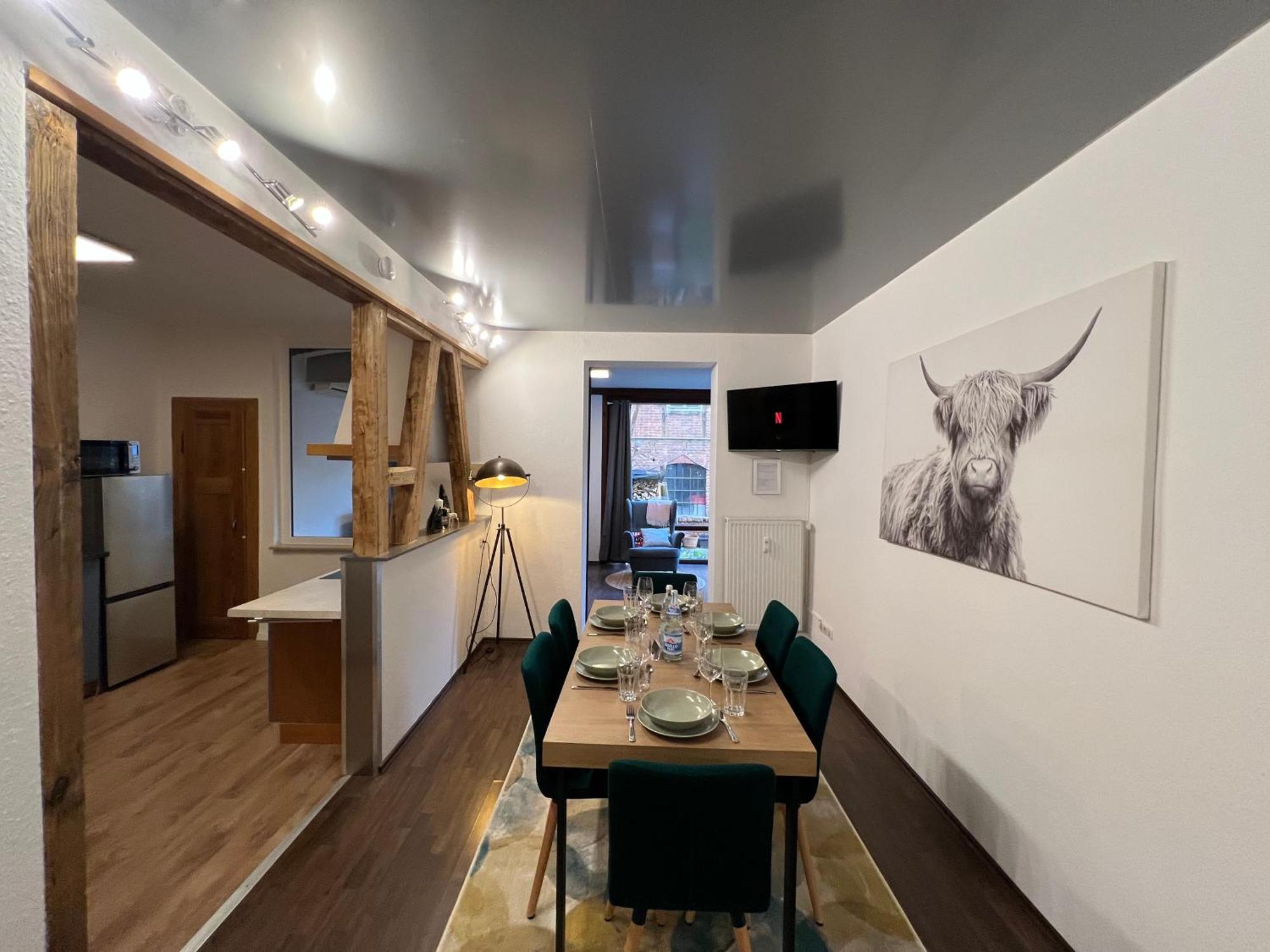 Apartment Humboldt 3 Schlafzimmer,Wifi, Netflix Parken, Terrasse, Klimatisiert, Naehe Zentrum جينا المظهر الخارجي الصورة